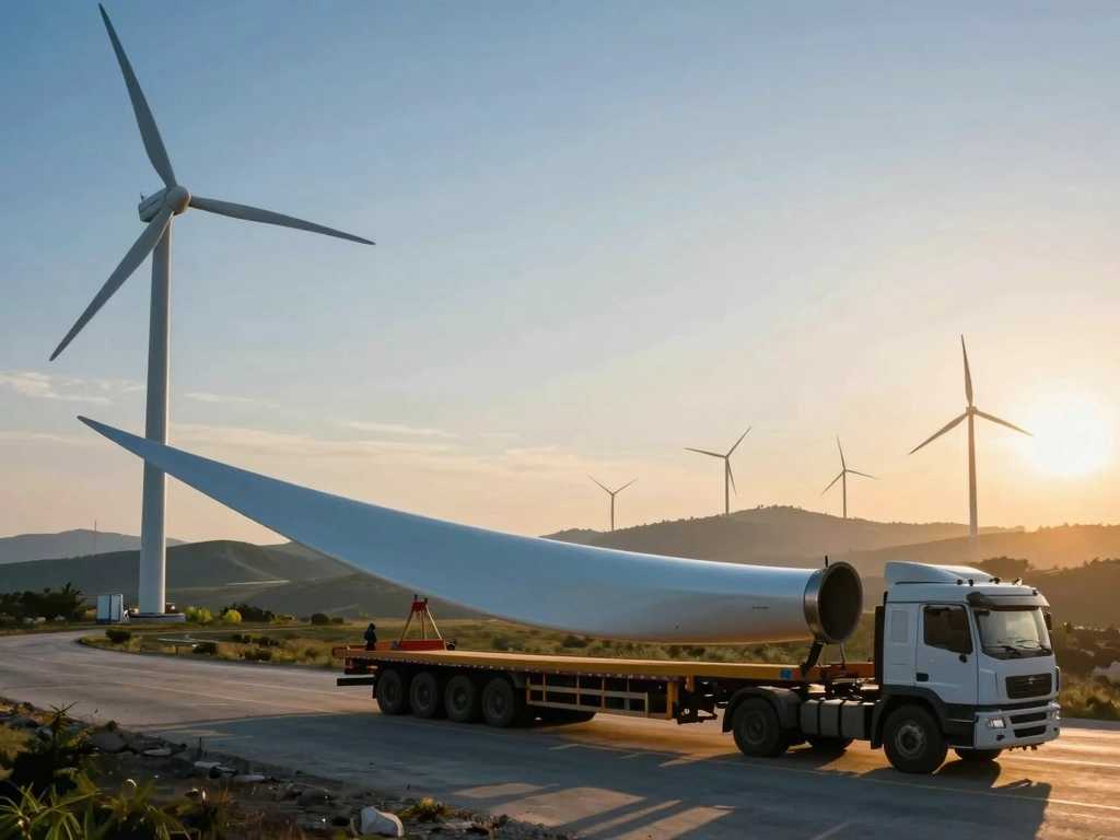 Optimizing Wind Turbine Blade Transportation Logistics for Efficiency